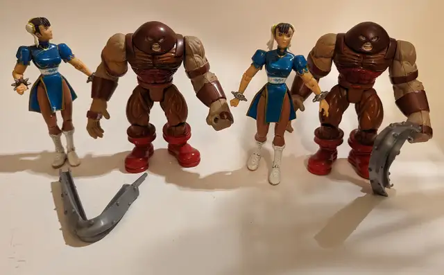 X-Men vs Street Fighter action figure sets (ToyBiz,1999)62863739032449122