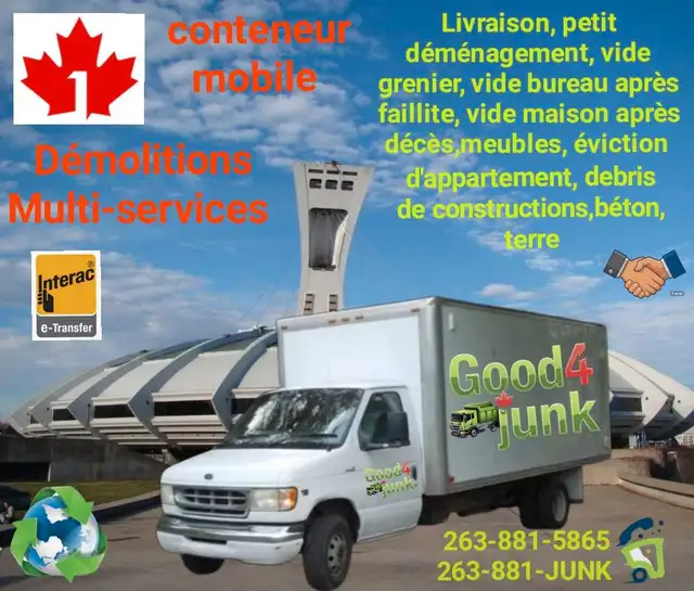 Good 4 junk, démolition, ramassage d'encombrants,debris in Renovations, General Contracting & Handyman in Laval / North Shore - Image 7