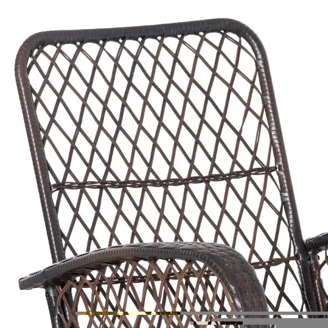 Rattan Rocking Chair, Outdoor Wicker Patio Rocker Chair Furnitur in Chairs & Recliners in Markham / York Region - Image 10