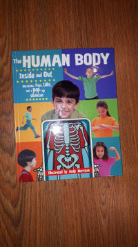 The Human Body Inside and Out (pop-up skeleton) NEW HARDCOVER