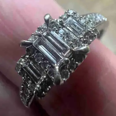 10 k diamond ring, View more