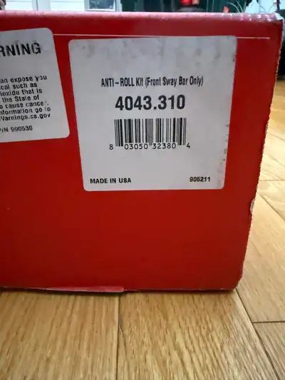 Brand new, never installed. Fits all years for S2000 (2000-2009) Whiteline end links available with...