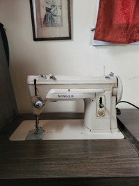 Old electric singer sewing machine