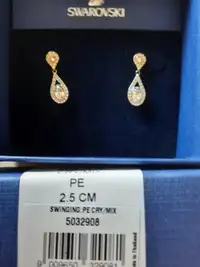 Swarovski NIB crystal earrings