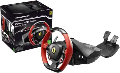 Thrustmaster Ferrari 458 Spider Racing Wheel for XBOX Series X/S & Xbox One, used, very good conditi...