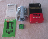 Vintage Fujica 8MM Movie Film Splicer with box and instructions.
