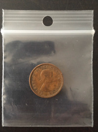 1955 Canada 1 Cent Canadian Penny