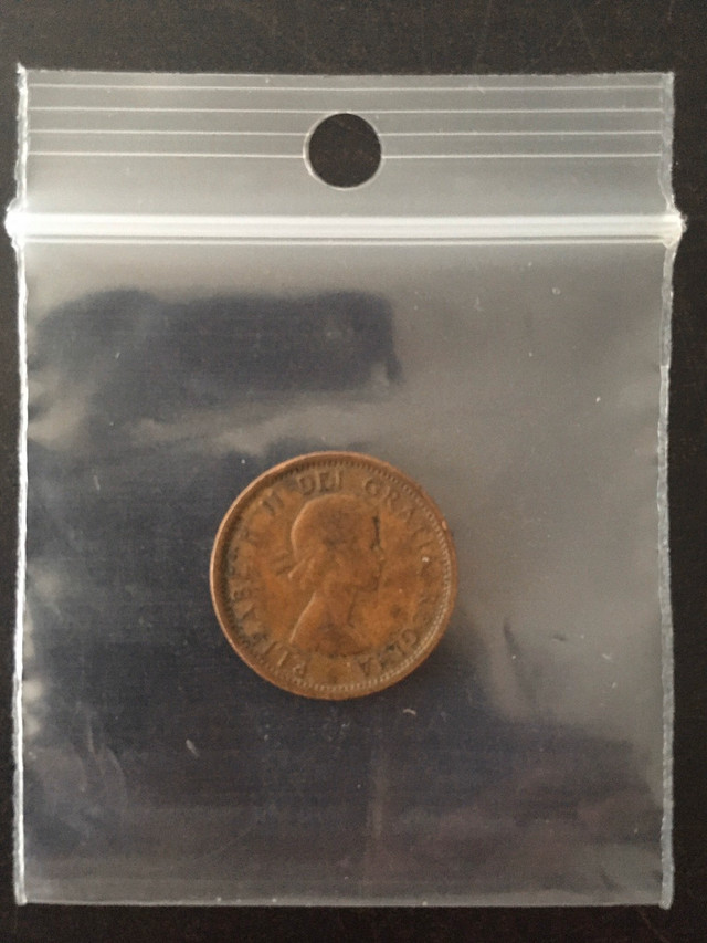 1955 Canada 1 Cent Canadian Penny in Arts & Collectibles in Markham / York Region
