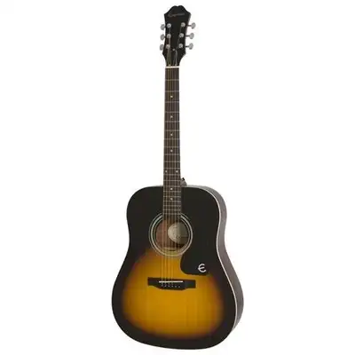 Epiphone FT-100 Acoustic Guitar - VINTAGE SUNBURST , Ebony or NATURAL also have New Ebony model with...