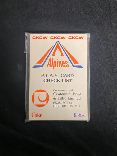 1983-84 Moncton Alpines AHL Hockey Card Set, View more