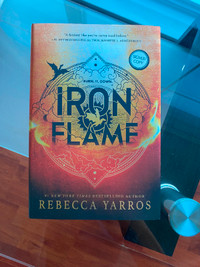 Iron Flame First Edition with Sprayed Edges SIGNED