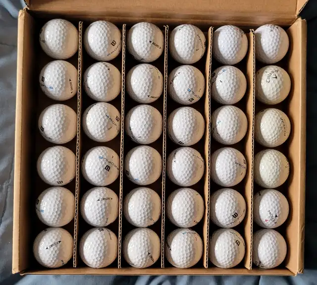 36 Golf balls! 29 brand new Wilson Profile + 7 assorted used in Golf in Windsor Region - Image 2