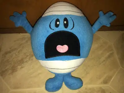 Mr. Men Mr. Bump 10 Inch Blue Stuffed Plush Toy Doll Figure, View more