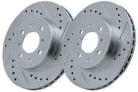 POWERSTOP Rear performance brake rotors-Honda Accord 2009/2010