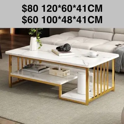 Luxury Design Furniture Metal Sofa Center Tables wood with Marbl, View more