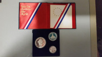 1776-1976 US Mint 3-Piece Bicentennial 40% Silver Proof Set