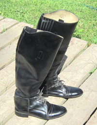 Quality used English Riding Boots, sz. 8 MW, located Dawson Crk