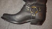 Bottes d'équitation / Black Leather Riding Boots size 6 1/2 C