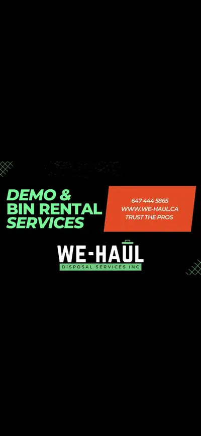 Dumpster rental and Demolition Services, View more