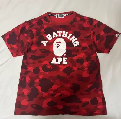 BAPE Shirt Red Camo, View more