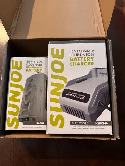 Sun/Snow Joe Battery Kit , View more