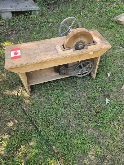 Homemade motorized grindstone, View more