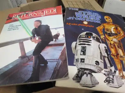 I am offering The Star Wars Storybook (1977) and Return of the Jedi (1983) from Scholastic Books 10...