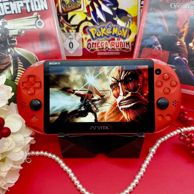PS Vita Slim 2000 Red • Eye-Catching Color • Ready for Use, View more