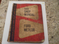 1960 Ford & Meteor Shop Manual