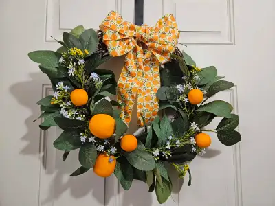 Orange Wreath, View more