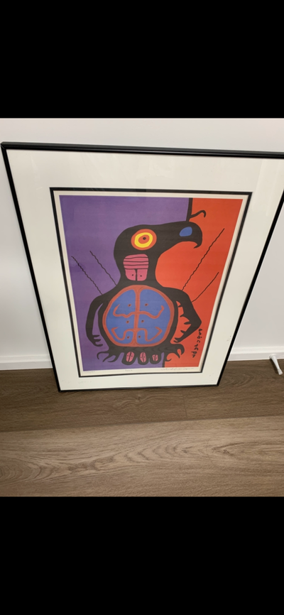 Norval Morrisseau print Bill Reid, View more