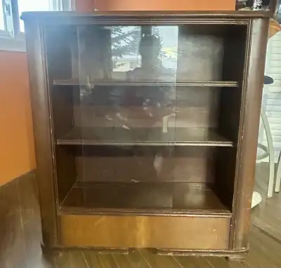 Vintage Wooden Display Cabinet, View more