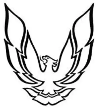 Firebird Trans Am Formula 82-92 Sail Panels or Front Bumper Bird Decals, set of 1. Volume discount a...