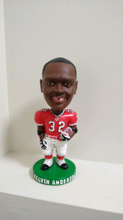Bobble Head Kelvin Anderson Stampeders, View more