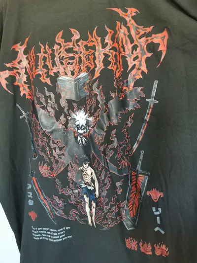 New Anime men's T-shirt, size 6XL (more like XXL)