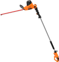 New Electric Hedge Trimmer Corded Extension Pole 18 Inch 600W 