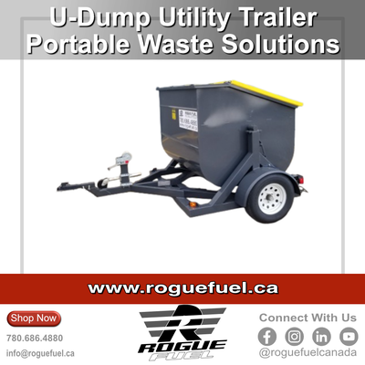 U-DUMP Portable Waste Utility Trailer - 3.5 Yard Bin, View more