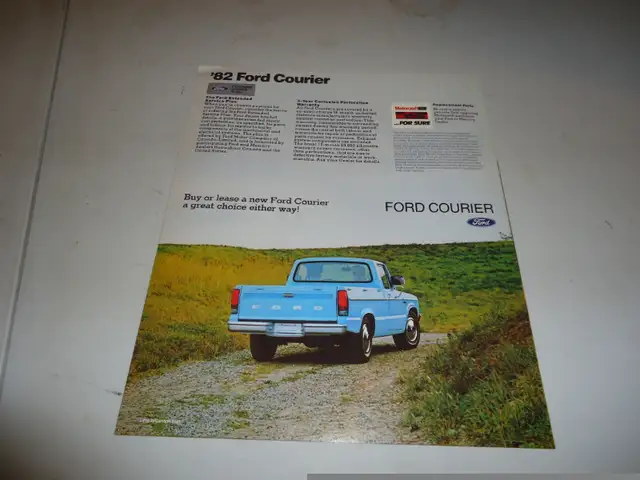 1982 Ford Courier Dealer Sales Brochure. Can Mail in Canada in Arts & Collectibles in Belleville - Image 7