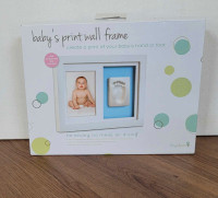Tiny Ideas Baby's Footprint or Handprints Kit and Photo Frame