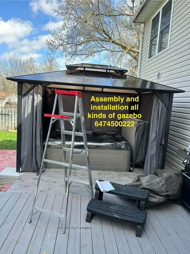 assembly of gazebo 