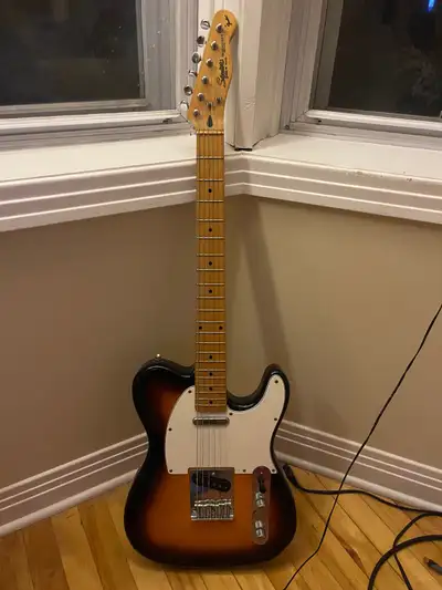 If you’re looking this closely then you already know what it is: a clean, tight Tele Squier. Price i...
