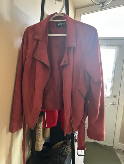 Red Suede Jacket , View more