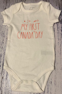 RAE DUNN “My First Canada Day” Infant/Baby Onzie / 6-9 months 
