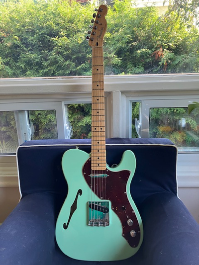 Selling my Fender American Original '60s Thinline Telecaster with an SKB hardshell case that fits th...