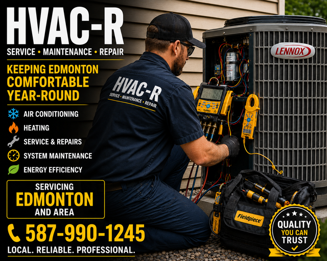 HVAC-R SERVICE & REPAIR — EDMONTON & AREA