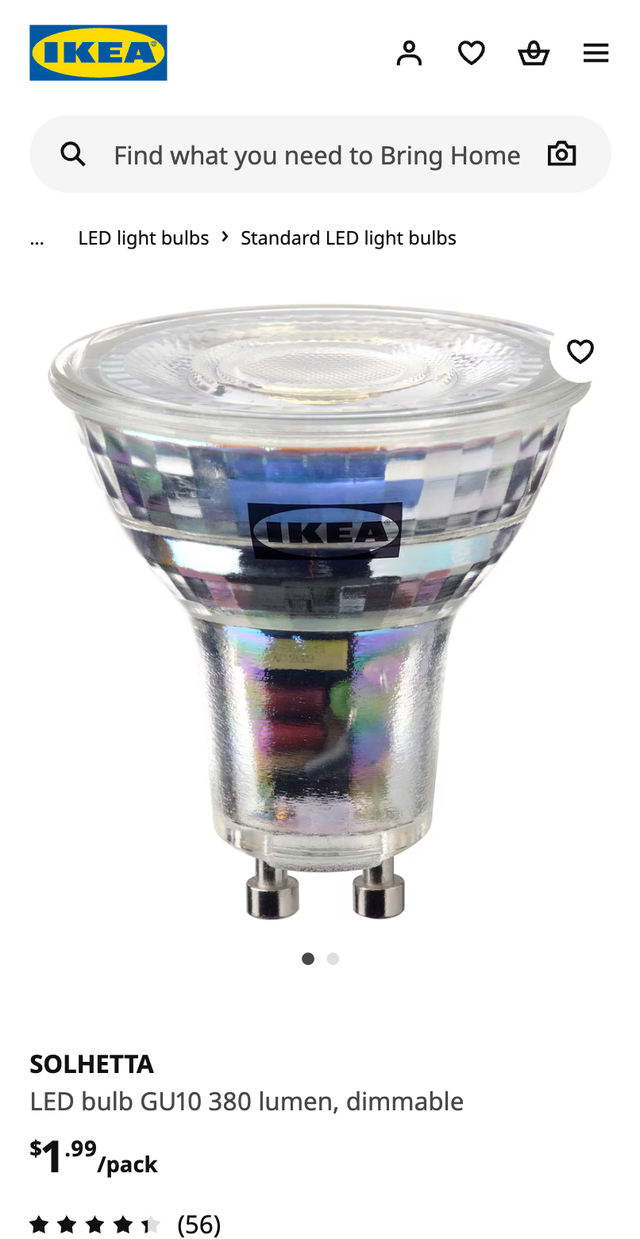 Like new: IKEA SKURUP Wall lamp in Indoor Lighting & Fans in Oakville / Halton Region - Image 5