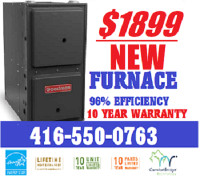 FURNACE, AIR CONDITIONER, WATER HEATER INSTALLATION SERVICE GTA