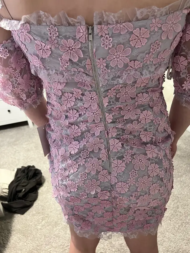 NEW PINK AND LILAC DRESS62864360570370124