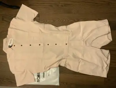 Romperjack seersucker romper shorts size large, View more