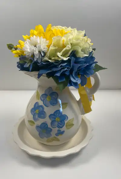 Vintage Pitcher and Bowl -Vase, View more